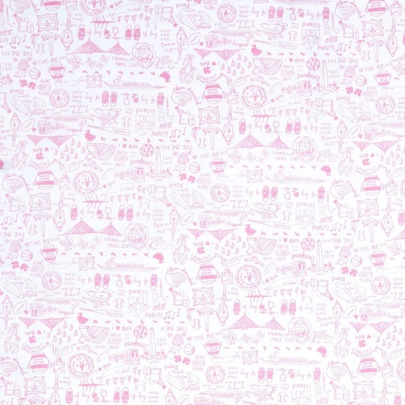 Joy Street | Pink | Boston Print Onesie | Size 3-6 Month 🎀 - Picture 4 of 4